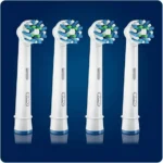Oral B Cross Action Electric Toothbrush Replacement Brush Heads Refill, 4Count - Image 2