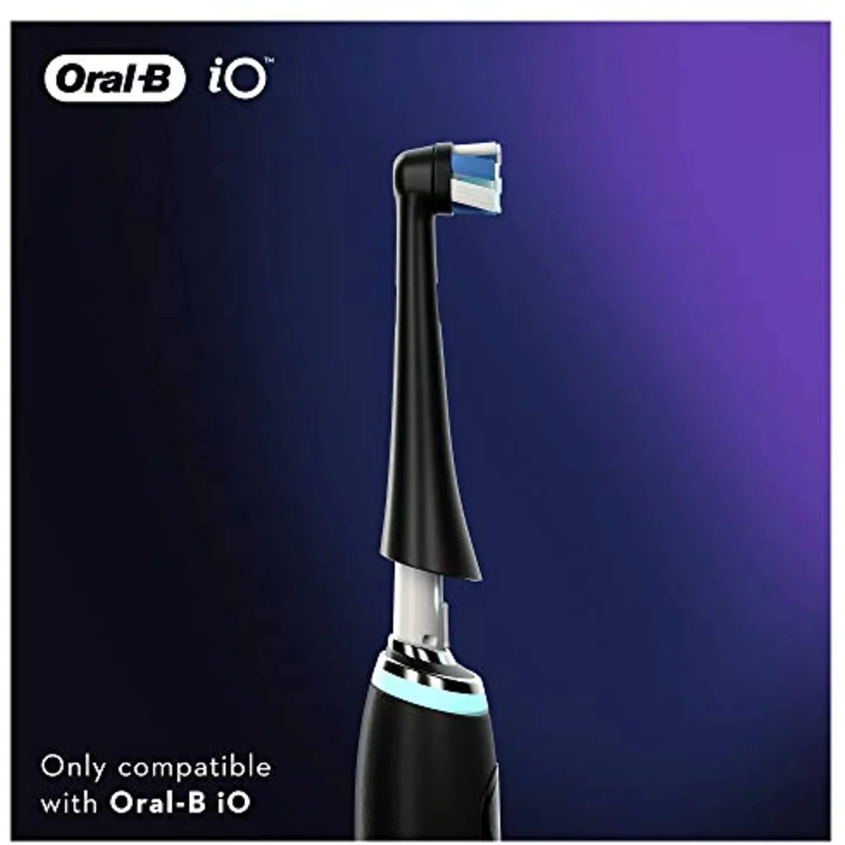 Oral-B iO Ultimate Cleaning Electric Toothbrush Heads Black - 4 Heads - Image 3