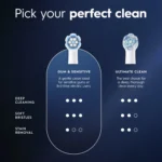 Oral-B iO Gum & Sensitive Replacement Heads, Electric Toothbrush Brush Heads, White, 4 Count - Image 10