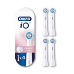 Oral-B iO Gentle Care Replacement Brush Heads, White - 4 Heads