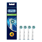 Oral B Cross Action Electric Toothbrush Replacement Brush Heads Refill, 4Count
