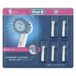 Replacement Toothbrush Heads for Oral-B, Sensitive Gum Care Replacement Brush Heads, 5 Count