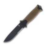 Gerber StrongArm Knife, Coyote Brown Serrated Fixed Blade - Image 9
